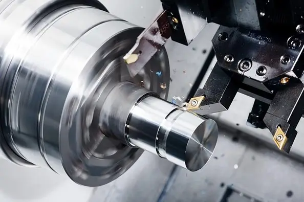 Representative CNC turning of a precision shaft