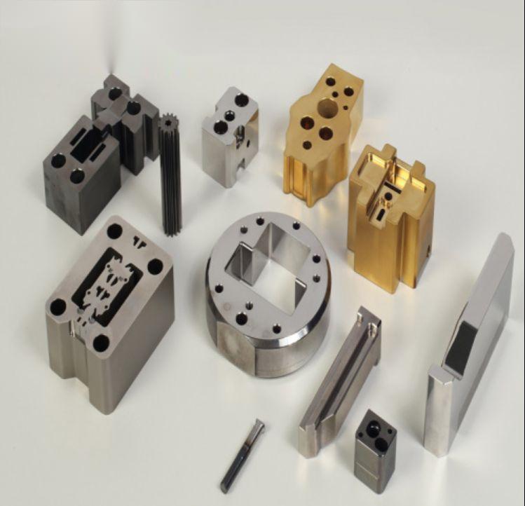 Representative Wire EDM and Sinker EDM tooling components