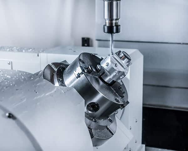 Representative 5-axis machining setup for multi-side access