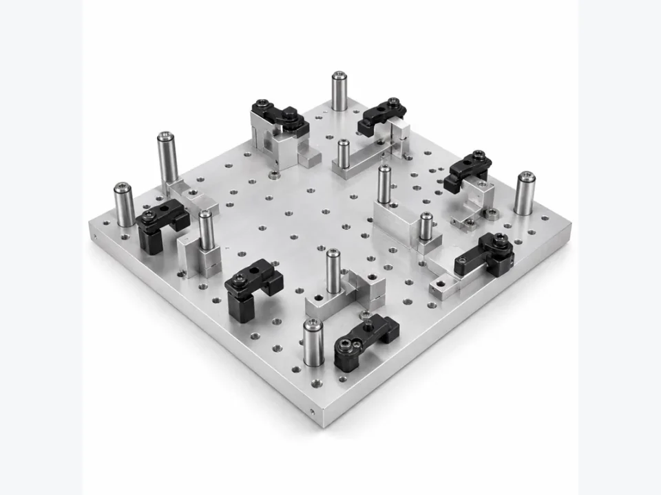 Fixture Plate showing flatness & hole positions