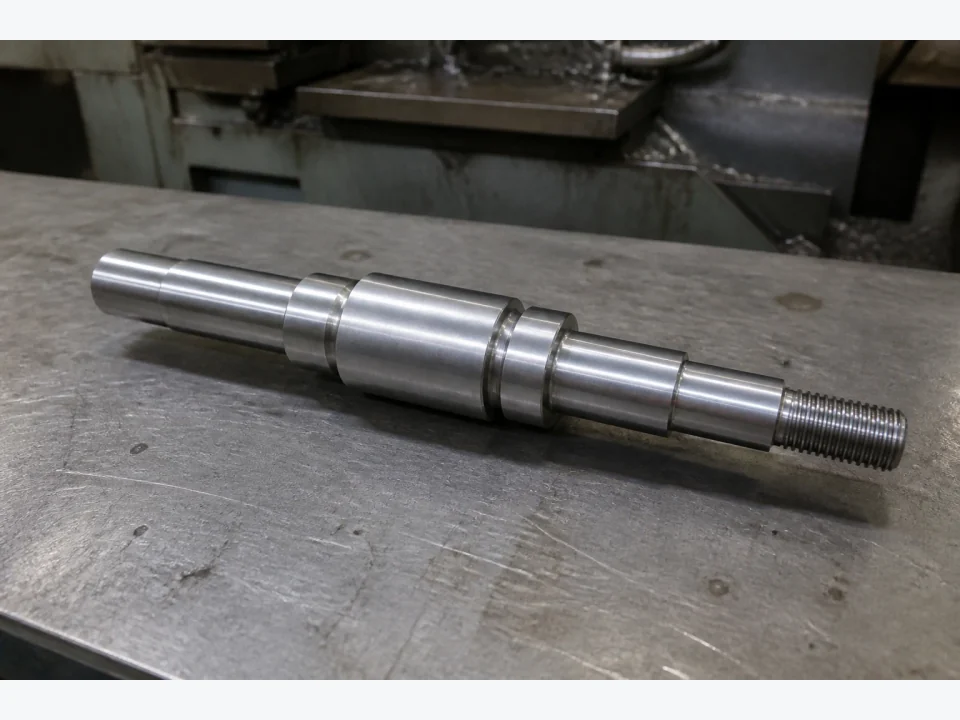 Stepped Shaft showing shoulders & mating diameters