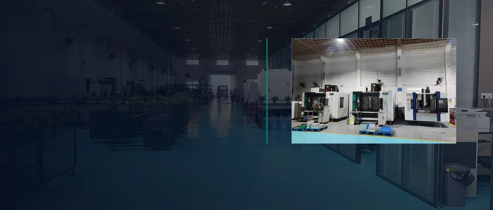 HongKe CNC workshop and machining centers used for repeat production planning